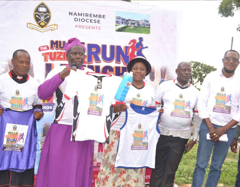 Bishop Launches Mujje Tuzimbe Run